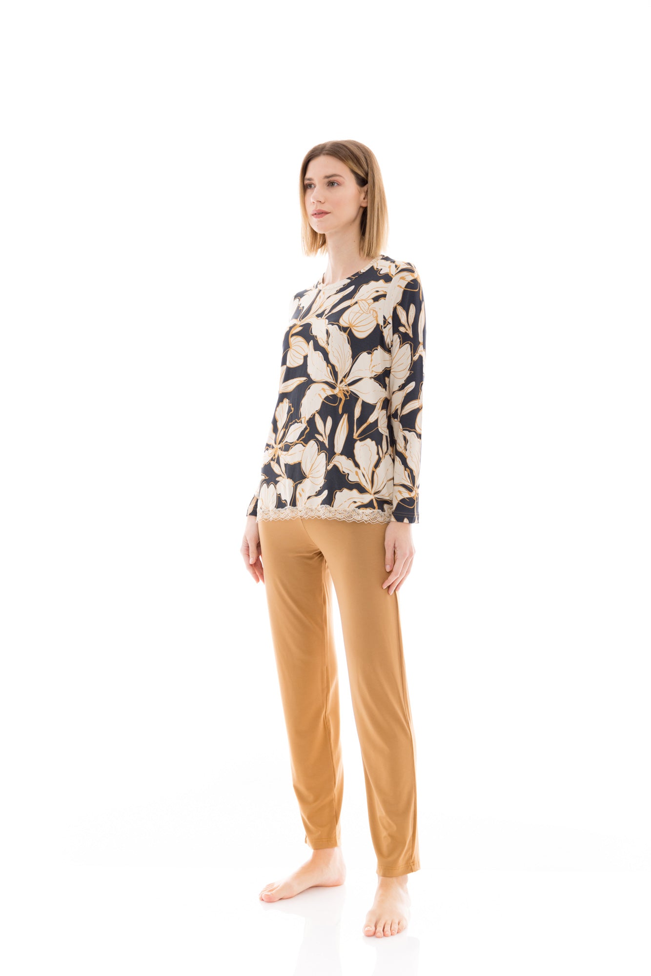 Pink Label - Gold Leaf Pajamas