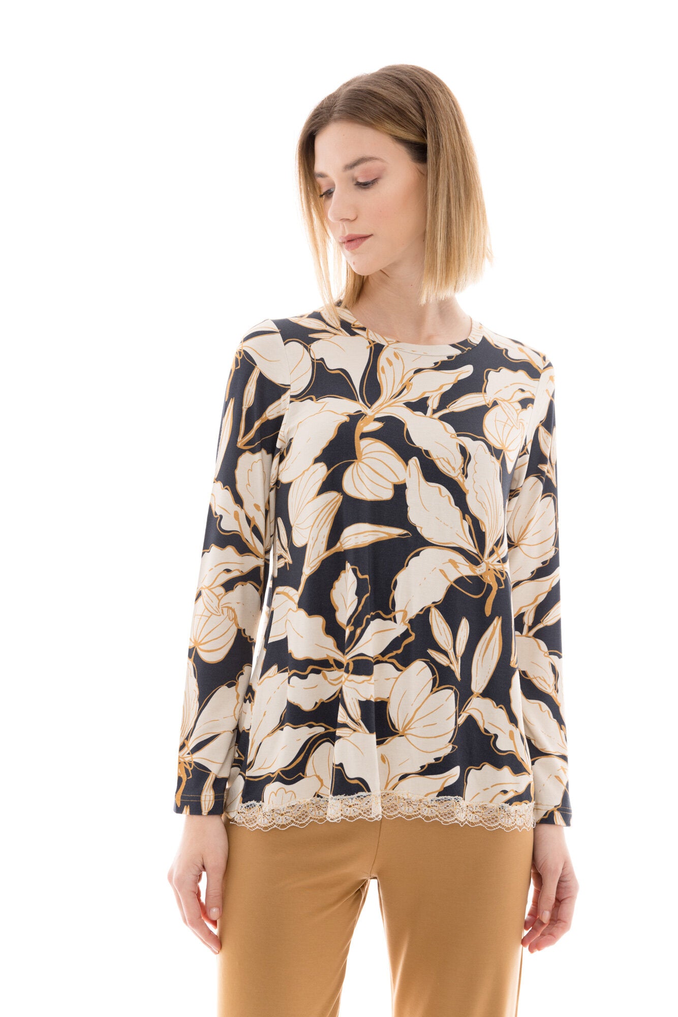 Pink Label - Gold Leaf Pajamas