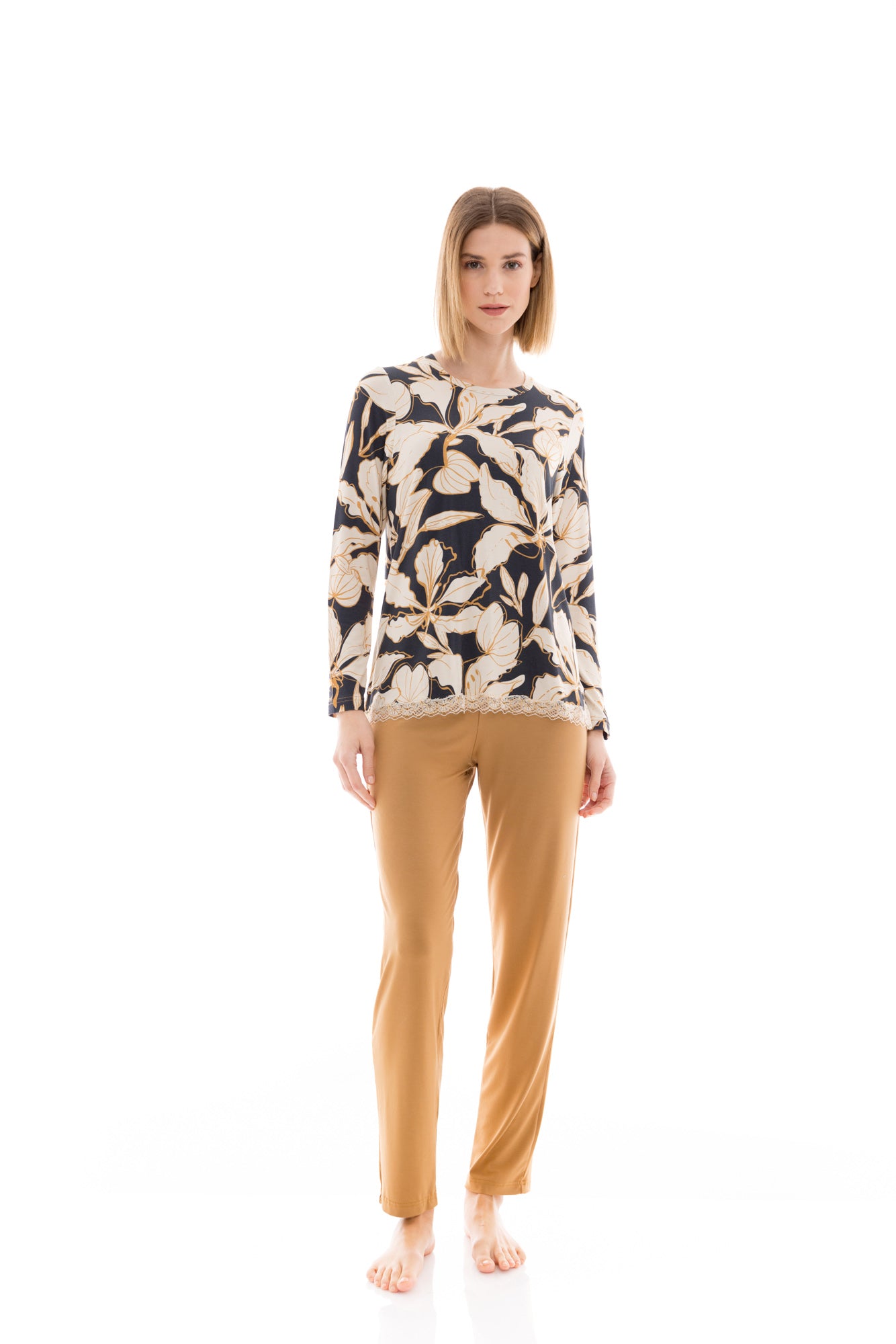 Pink Label - Gold Leaf Pajamas