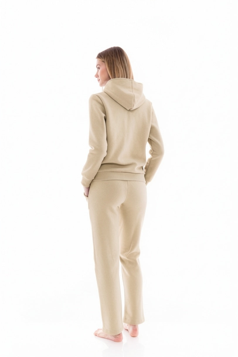 Pink Label - Soft Solid Hooded Tracksuit