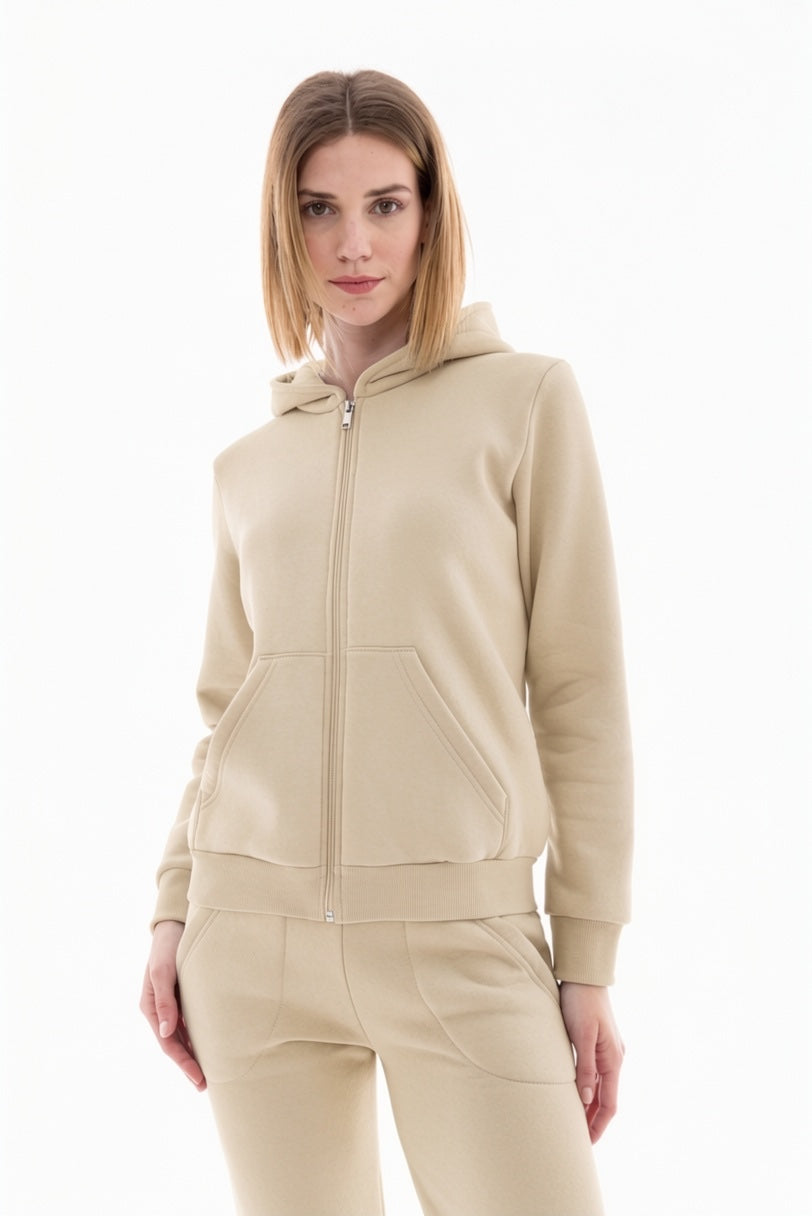 Pink Label - Soft Solid Hooded Tracksuit