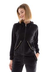 Pink Label - Velvet Tracksuit with Hood Detail