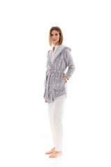 Pink Label - Hooded Fleece Robe Night Sky
