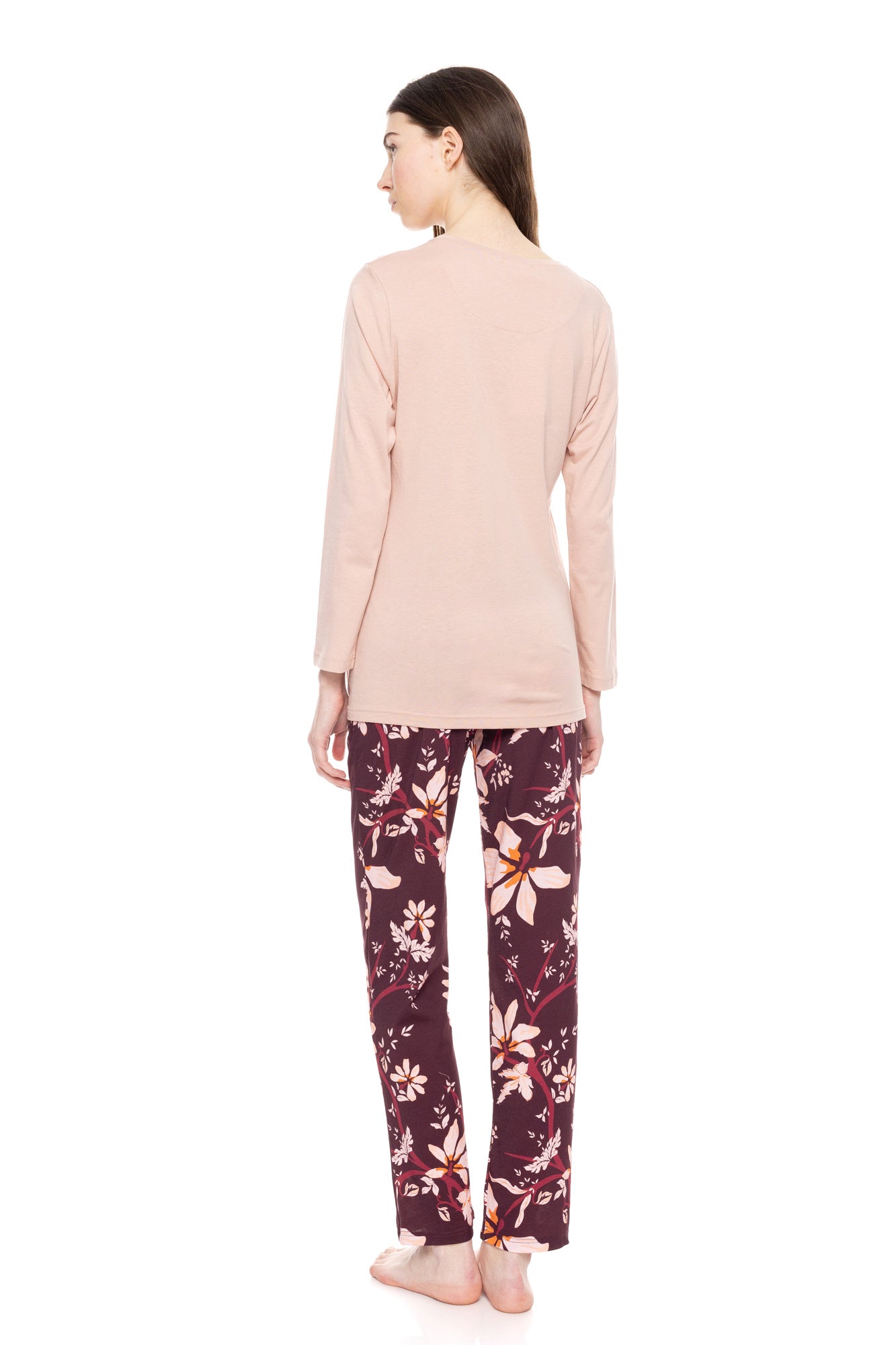 Pink Label - Magenta Flower Pajamas