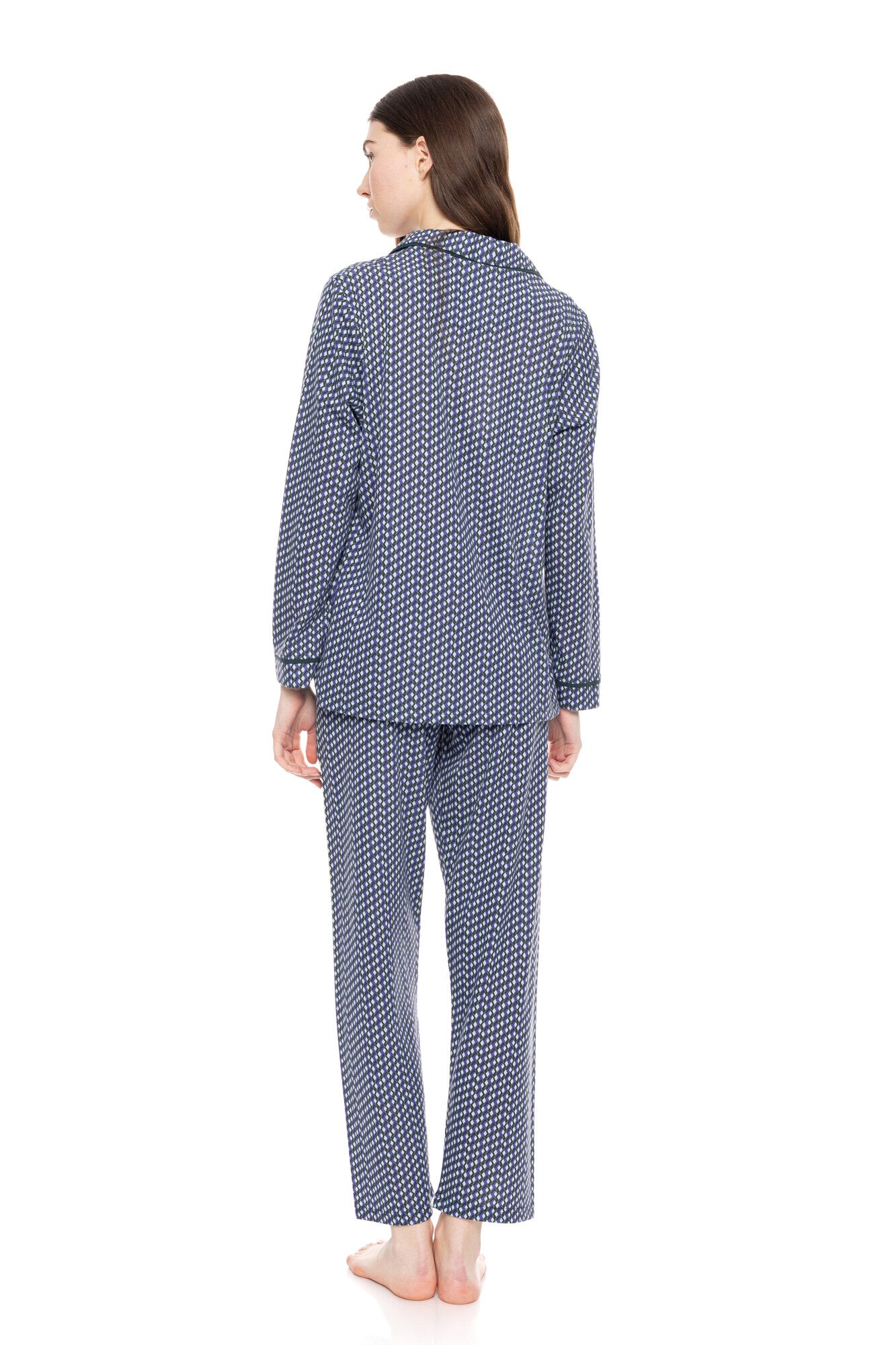 Pink Label - Button-Down Pajamas Midnight Forest