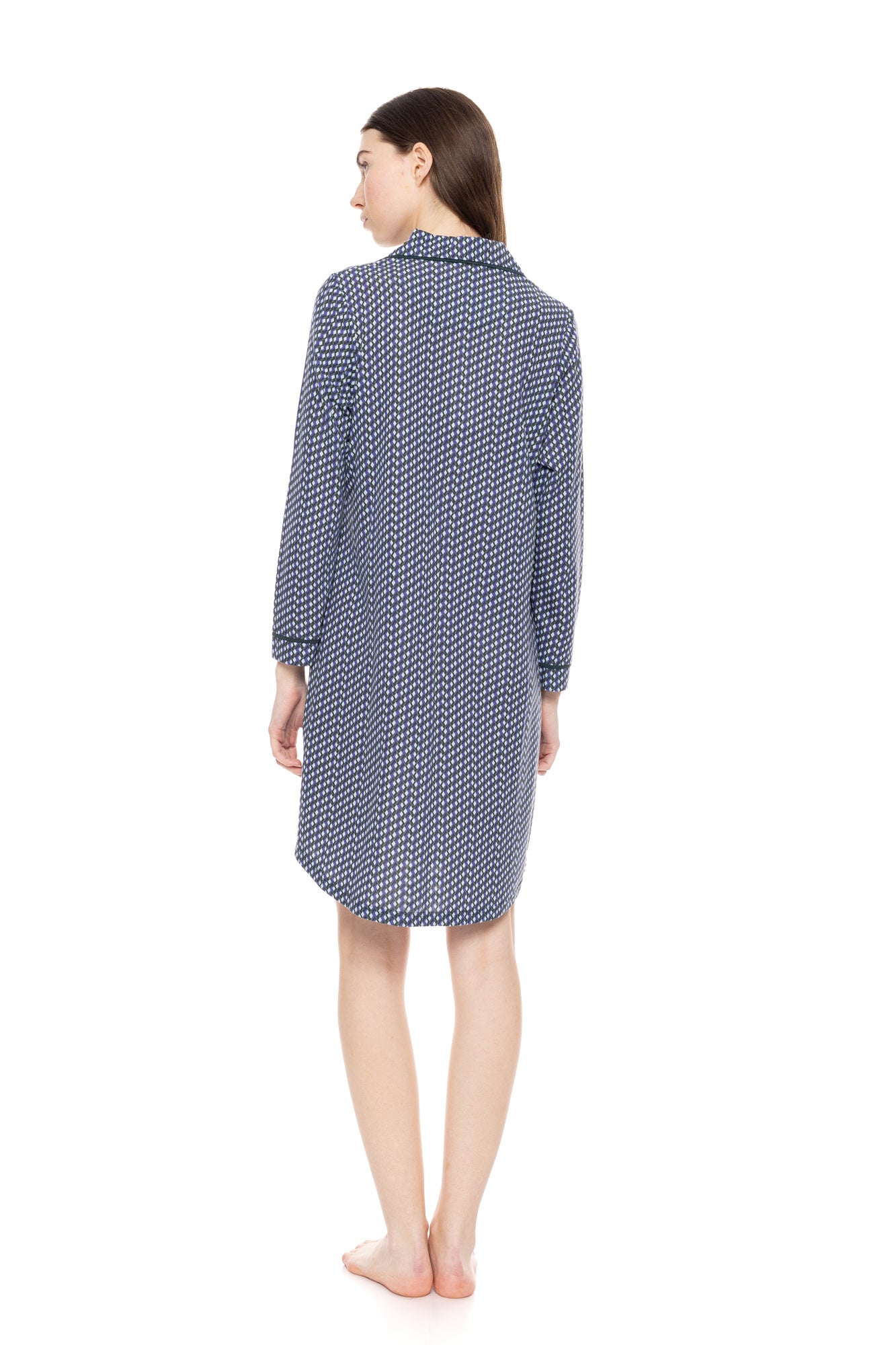 Pink Label - Nightgown Buttoned Midnight Forest