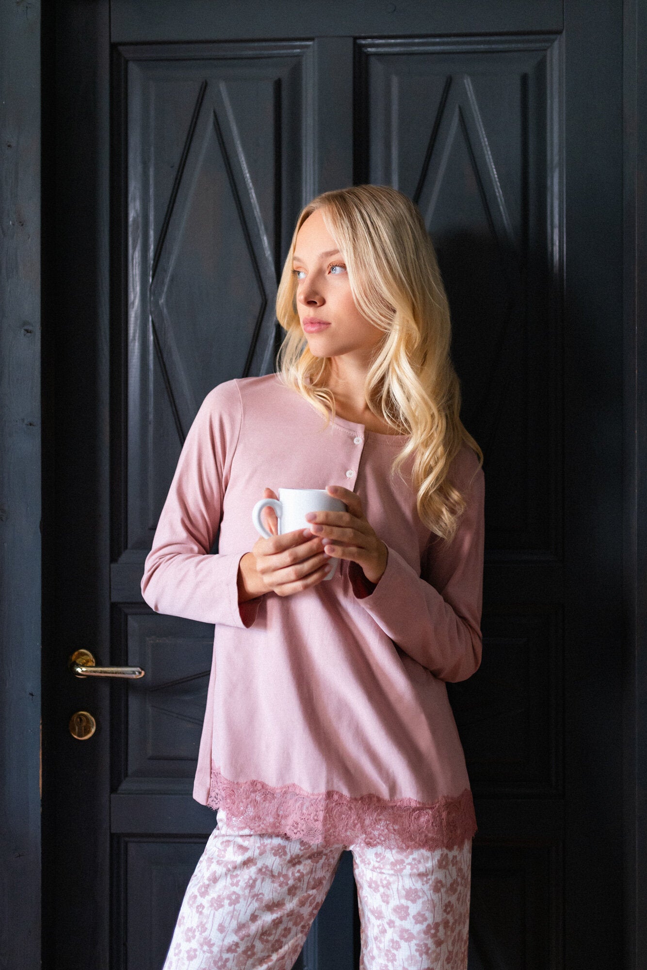 Pink Label - Pink Flower Pyjamas