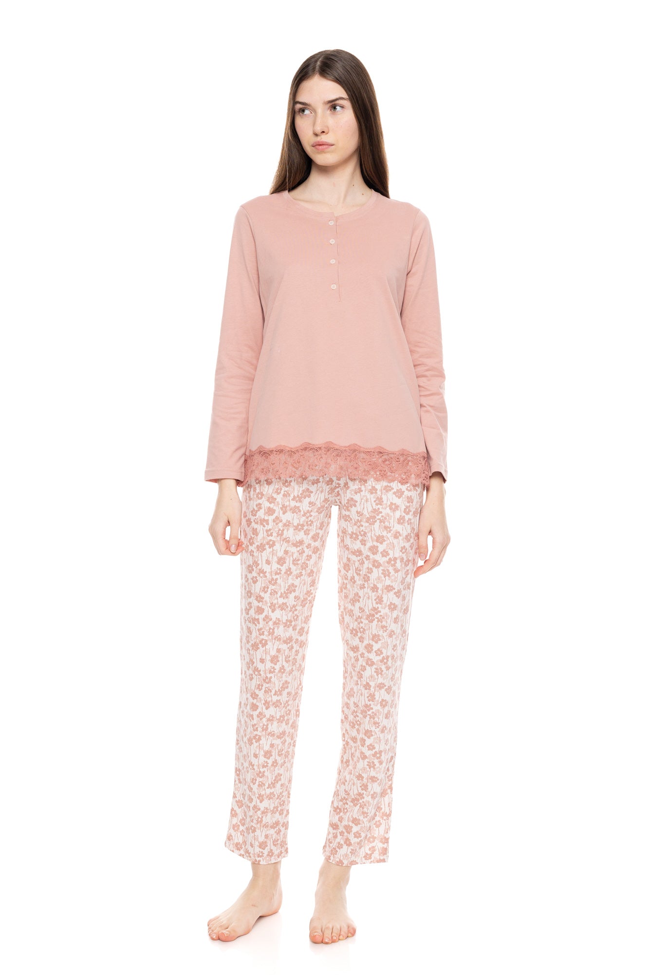 Pink Label - Pink Flower Pyjamas