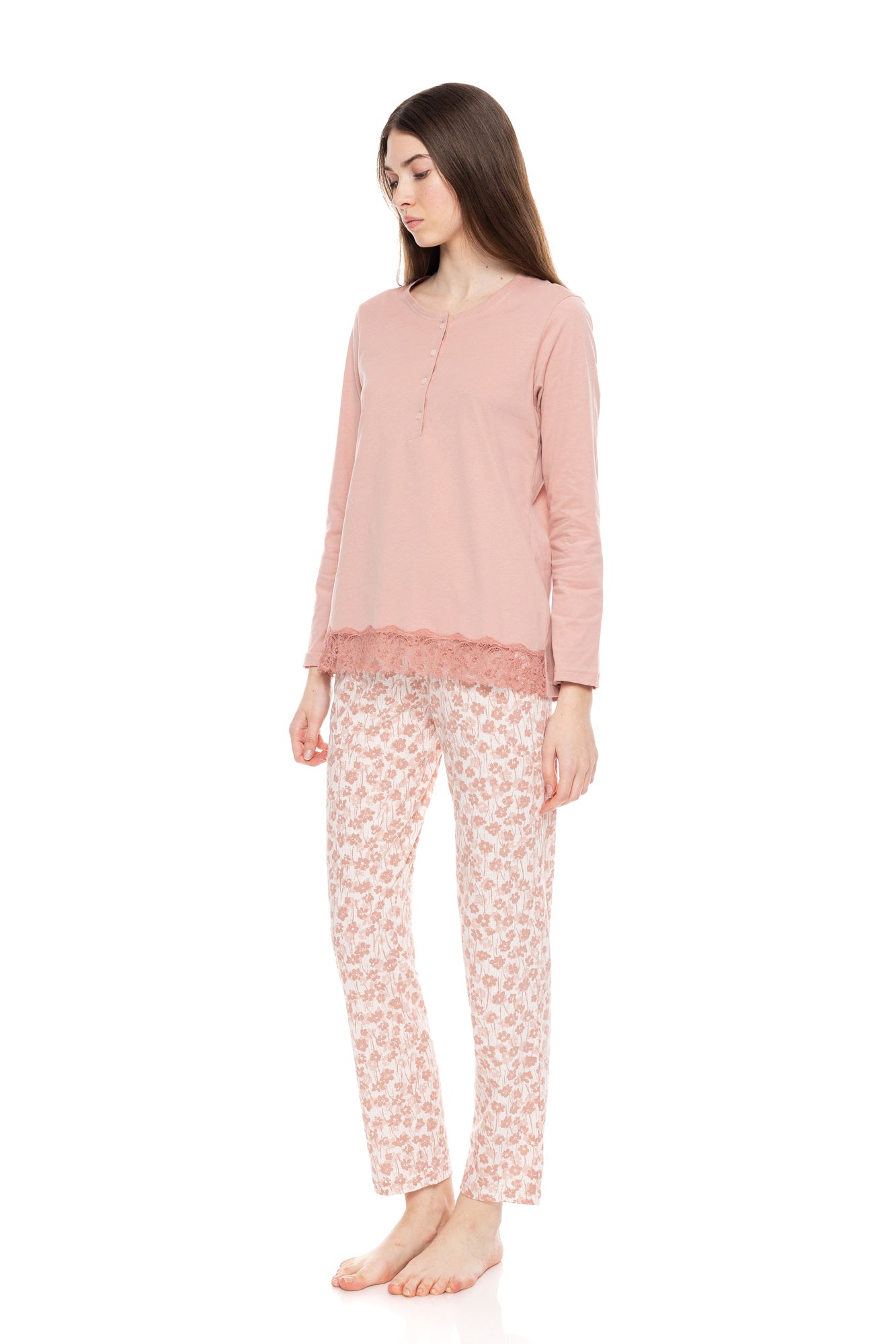 Pink Label - Pink Flower Pyjamas