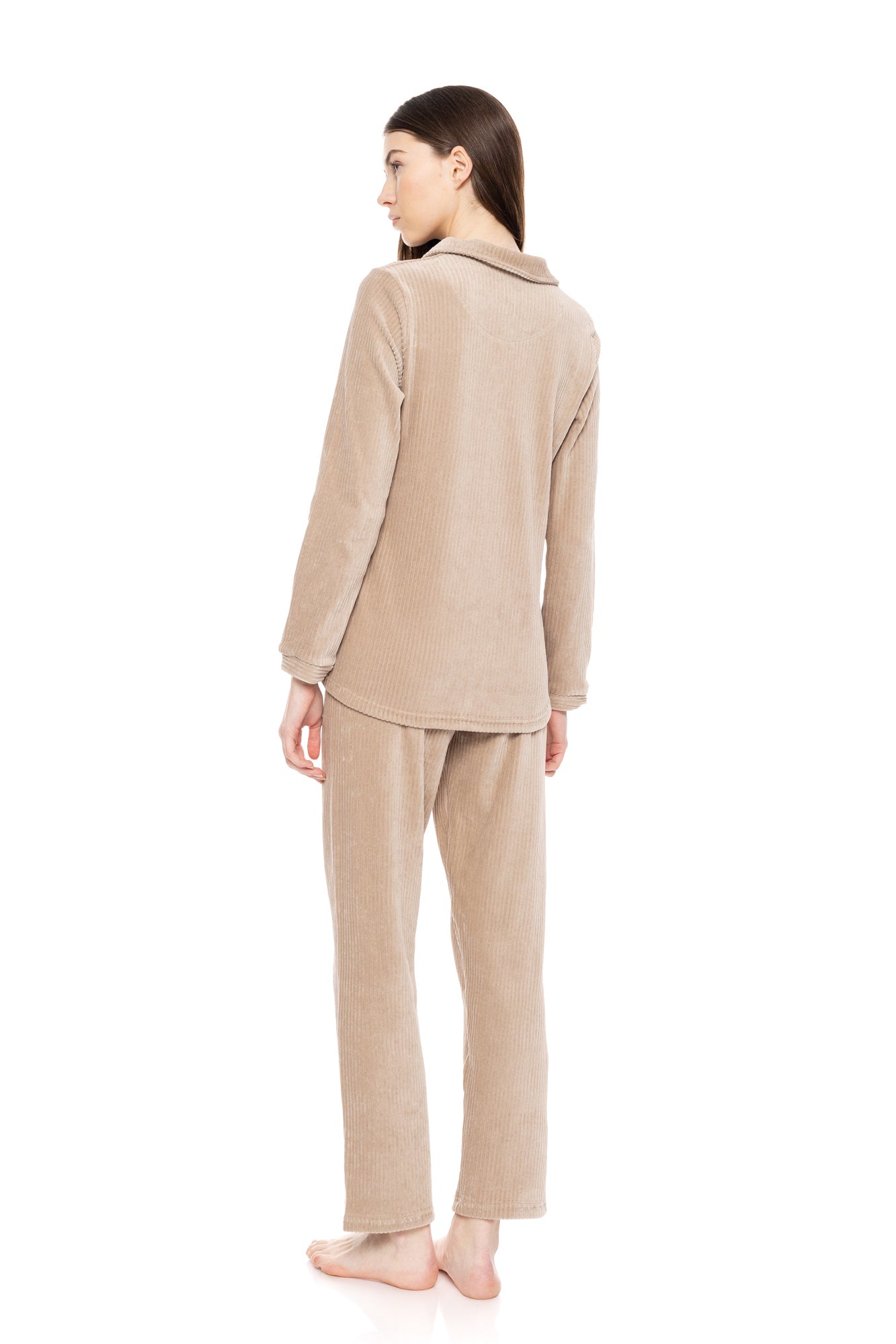 Pink Label - Velvet Stripe Pajamas