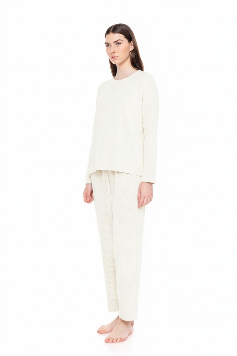 Pink Label - Velvet Stripe Pajama