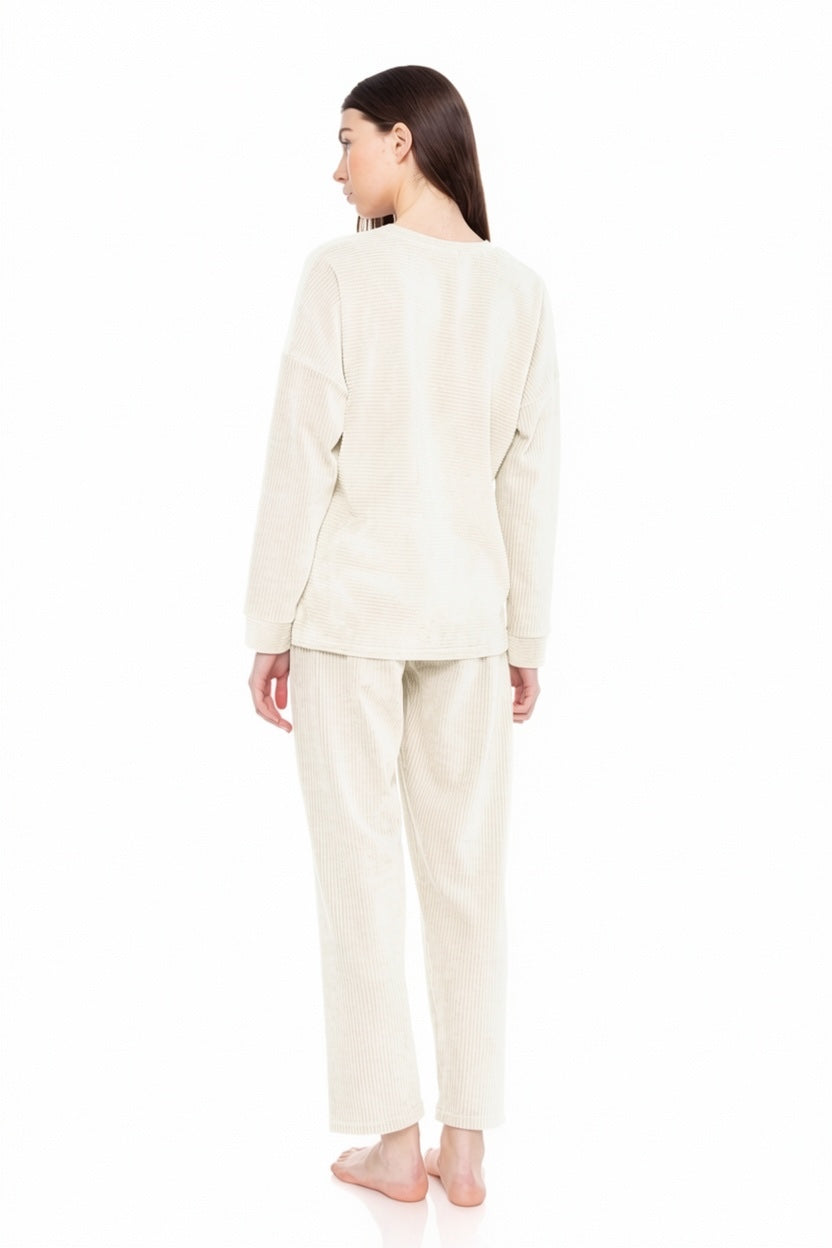 Pink Label - Velvet Stripe Pajama