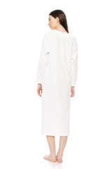 Pink Label - Long Velvet Stripe Nightgown