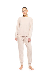 Pink Label - Velvet Stripe Pajamas