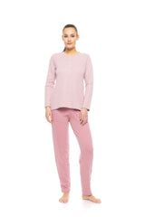 Pink Label - Pyjama Jacquard Zic Zac