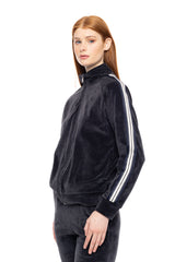 Pink Label - Velvet Tracksuit Off White Stripe