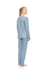 Pink Label - Pajama Stone Blue Heart