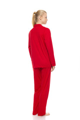 Pink Label - Button-Down Pajamas Raspberry
