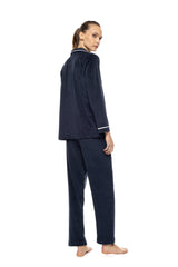 Pink Label - Button-Down Soft Velvet Pyjamas
