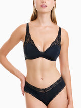 Walk - Bralette με δαντέλα και ελαφριά ενίσχυση