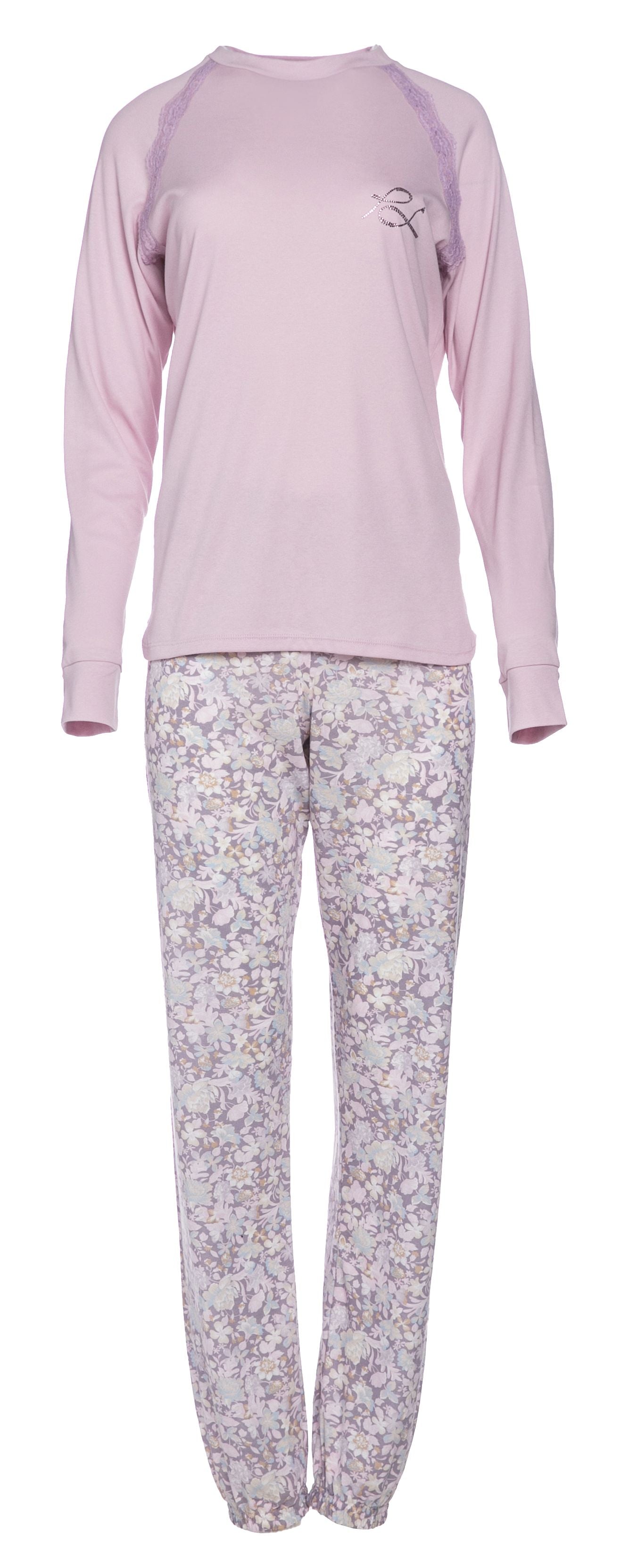 Pink Label - Pink Floral Pajamas