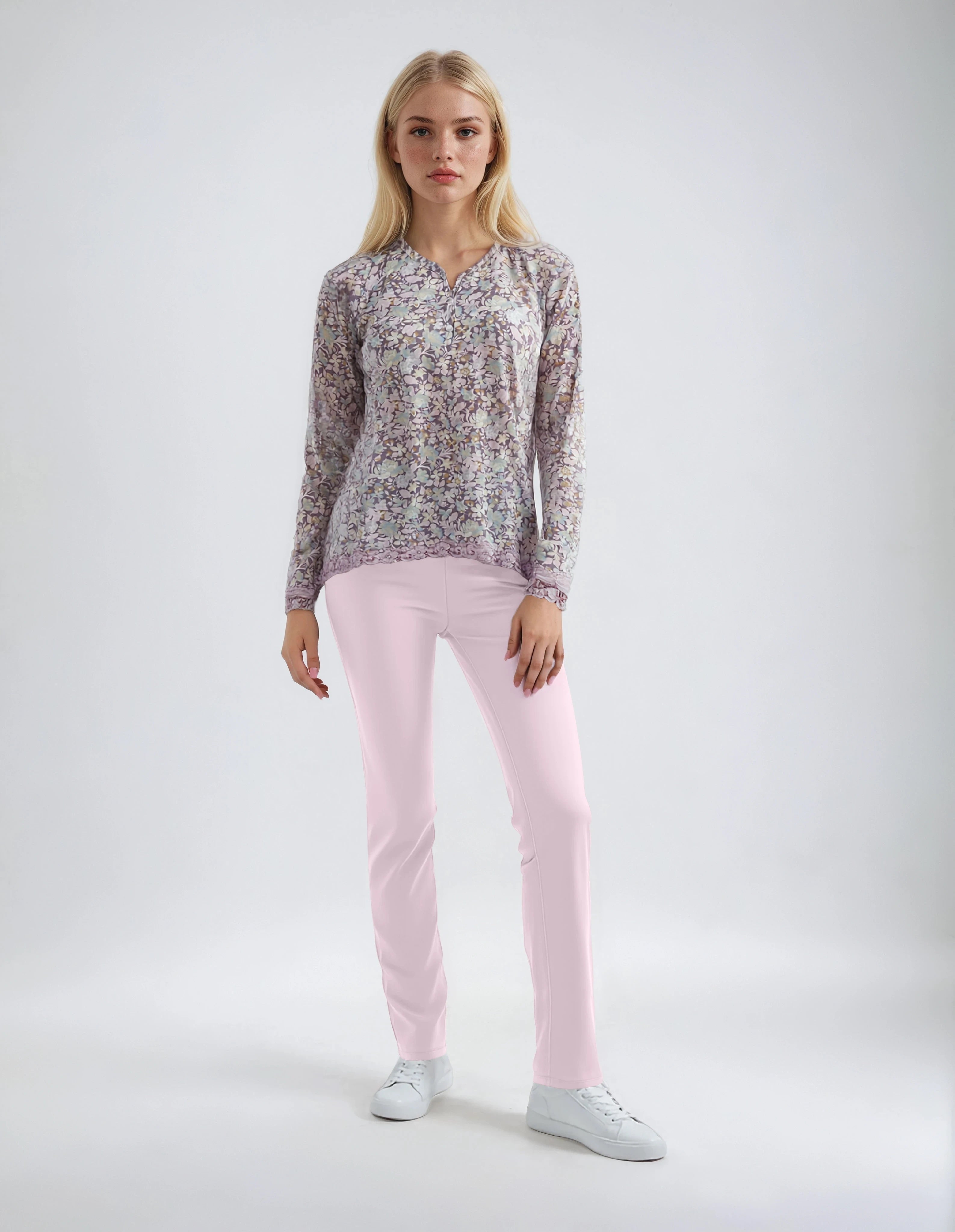 Pink Label - Pink Floral Pajamas