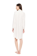 Pink Label - Solid Bamboo Buttoned Nightgown