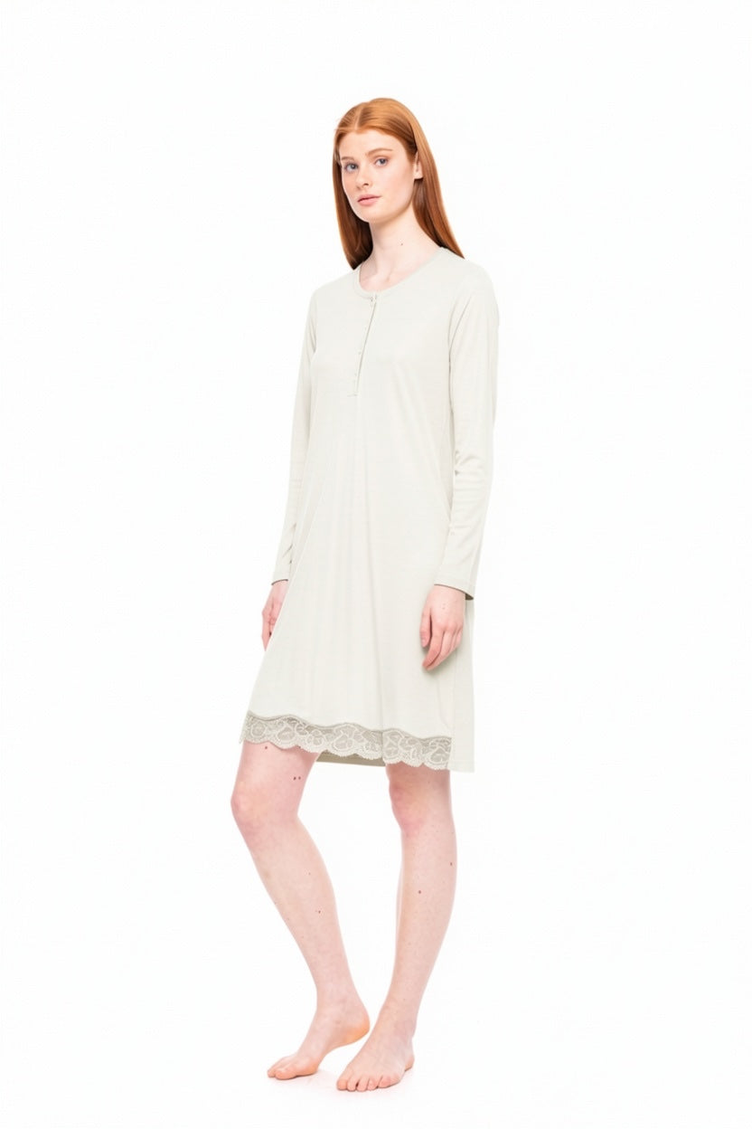 Pink Label - Solid Bamboo Nightgown