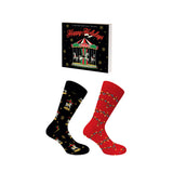 Walk - Soft bamboo Christmas socks 2-pack