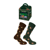 Walk - Panettone Christmas socks 2-pack in soft cotton