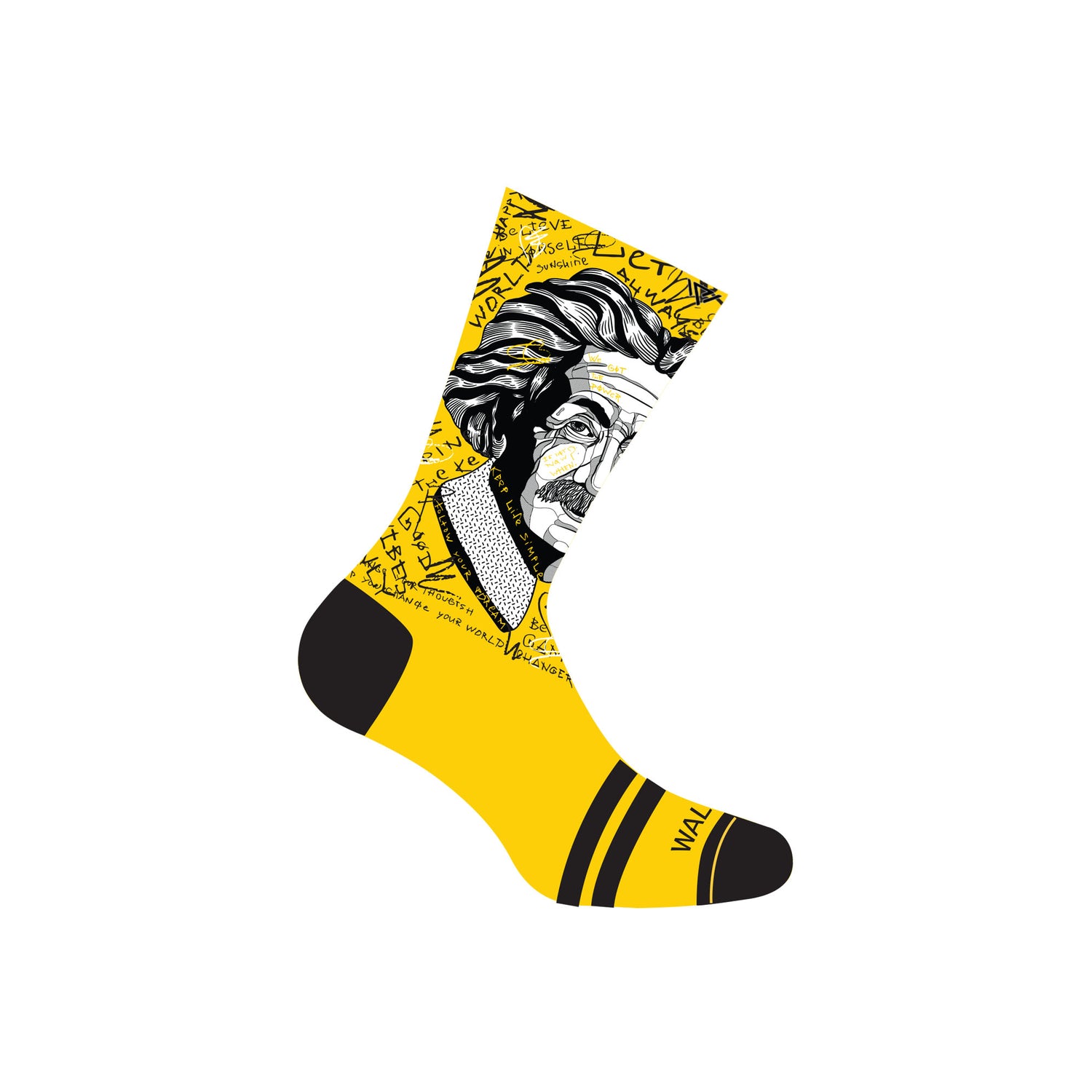 Walk - Κάλτσες από απαλό Bamboo με printed σχέδιο