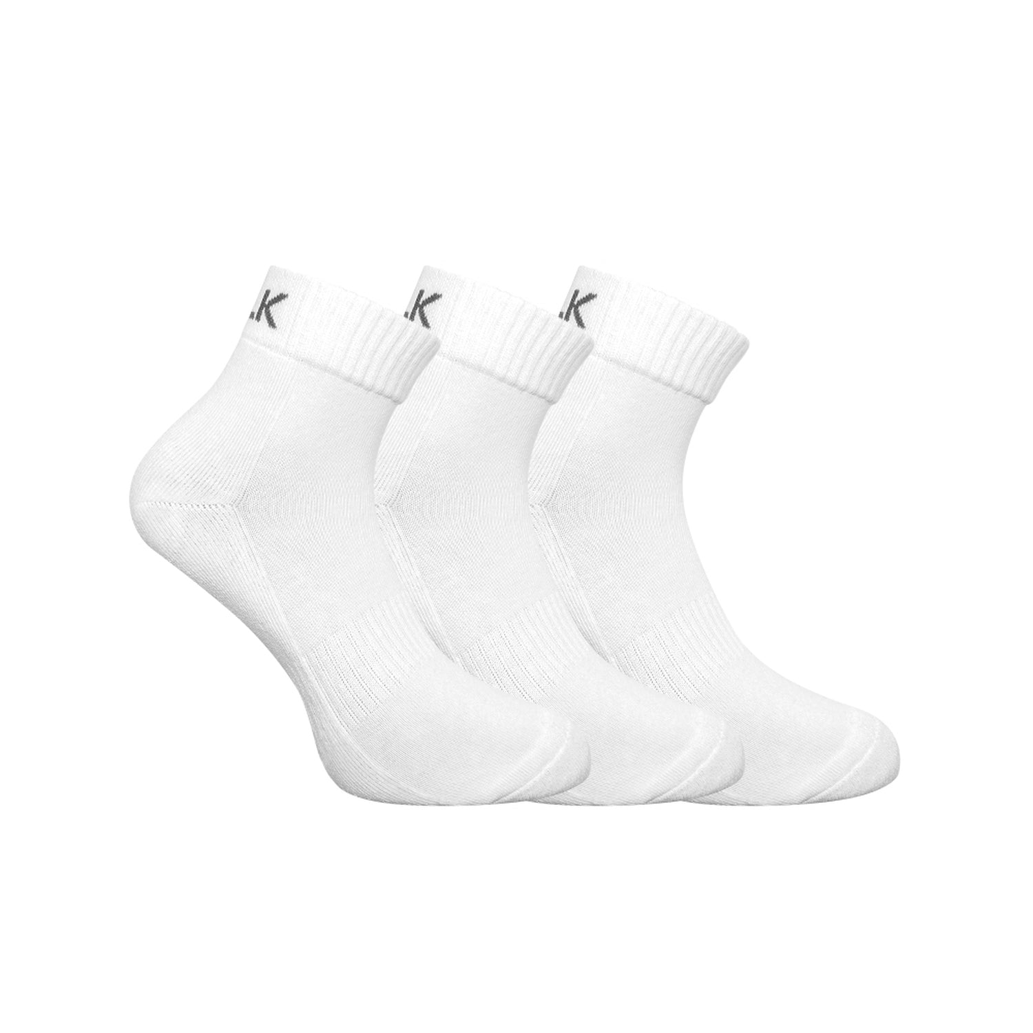 Walk - Soft cotton athletic quarter socks in a 3-pack