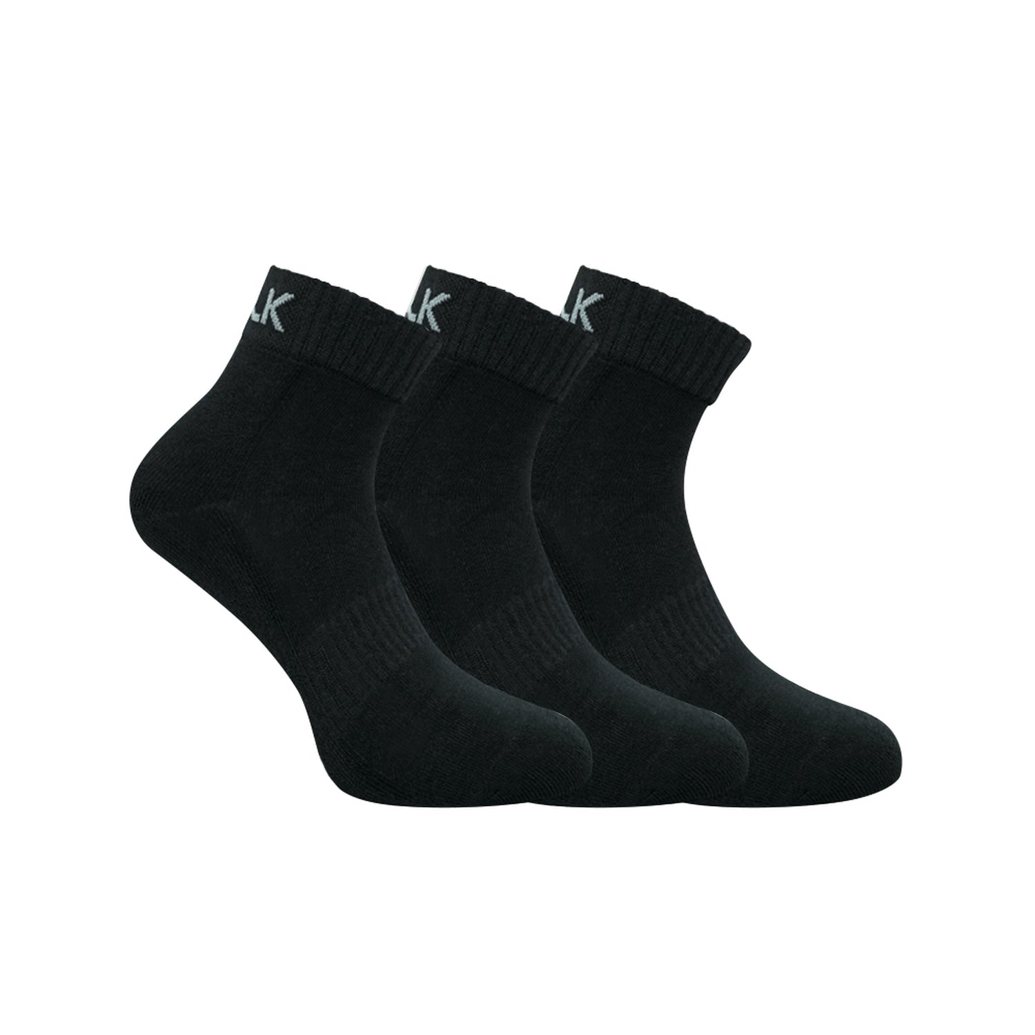 Walk - Soft cotton athletic quarter socks in a 3-pack
