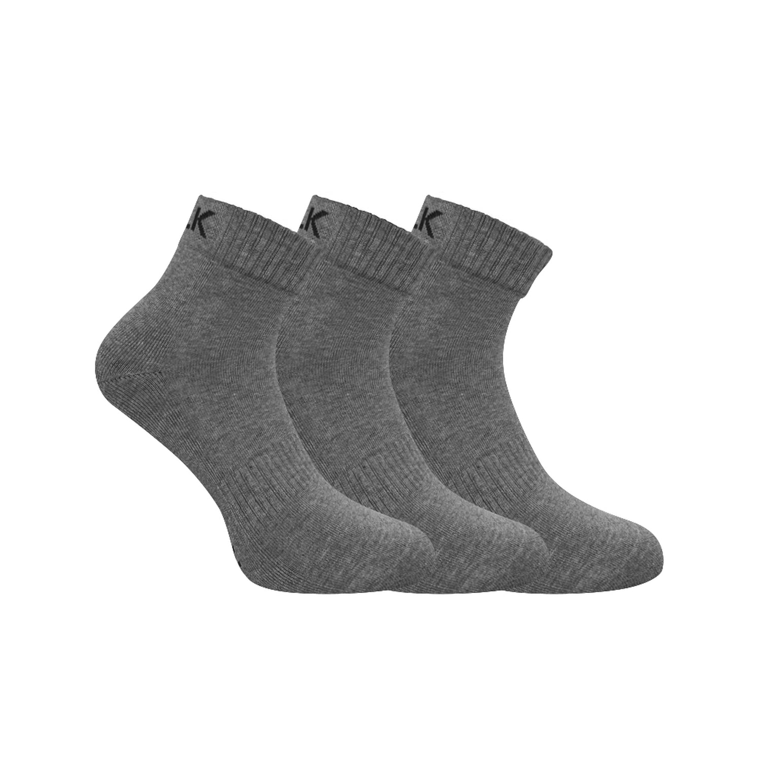 Walk - Soft cotton athletic quarter socks in a 3-pack