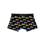 Walk - Soft cotton boxer briefs with a sneaker print