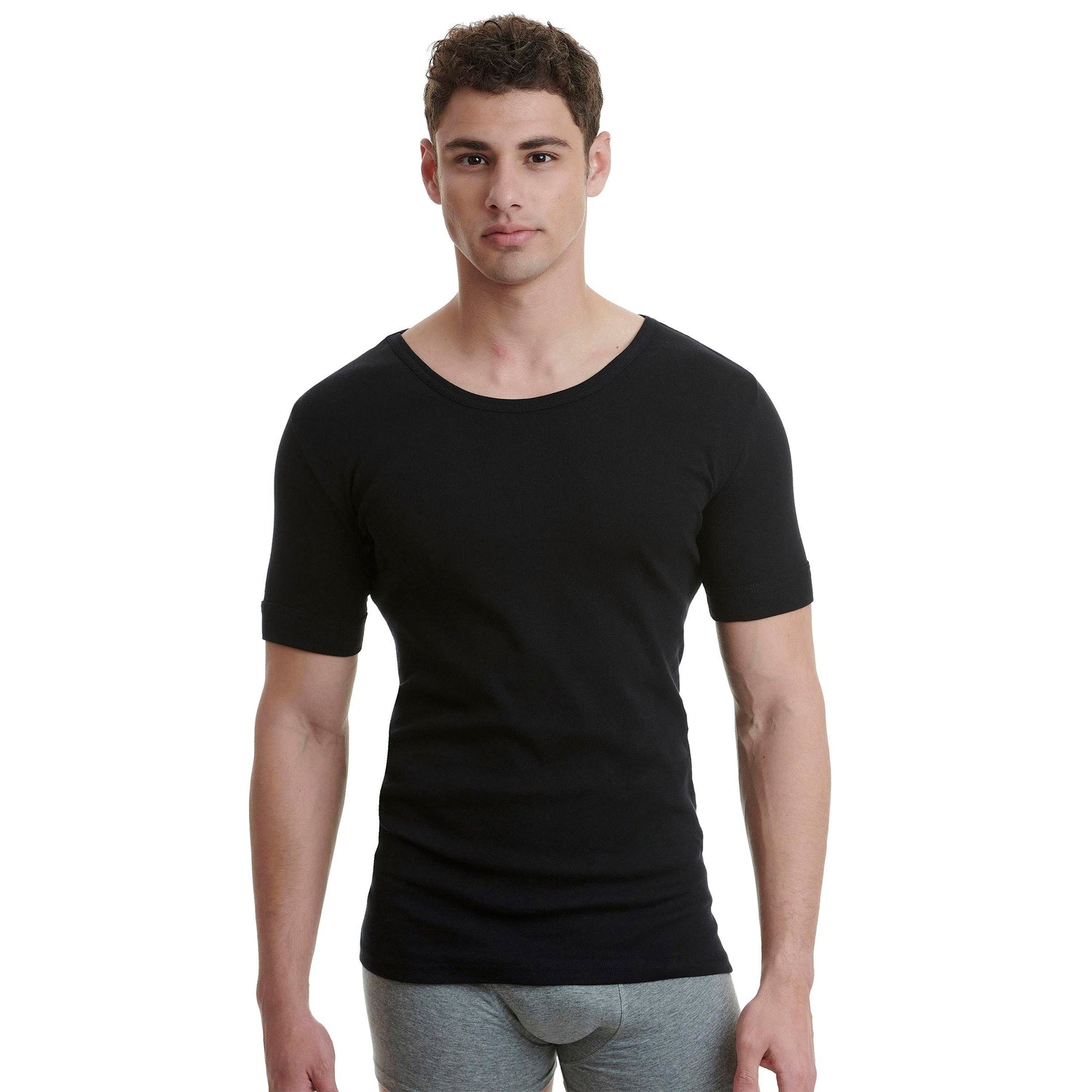 Walk - Βαμβακερό T-shirt με στρογγυλή λαιμόκοψη