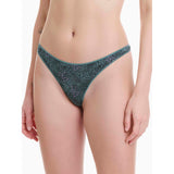 Walk - Soft bamboo thong with animal print 2-pack