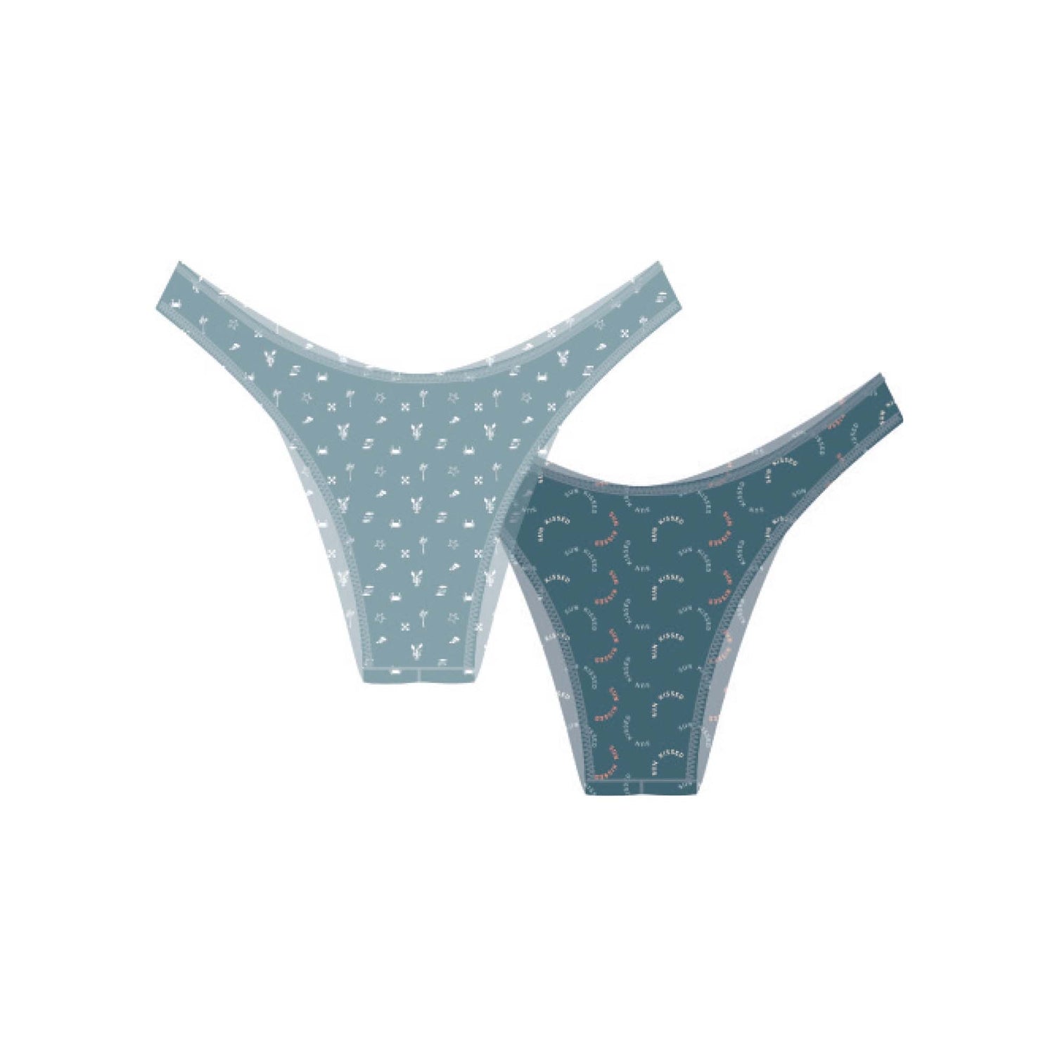 Walk - Rio Bamboo εσώρουχα με σχέδιο Sunkissed 2-pack