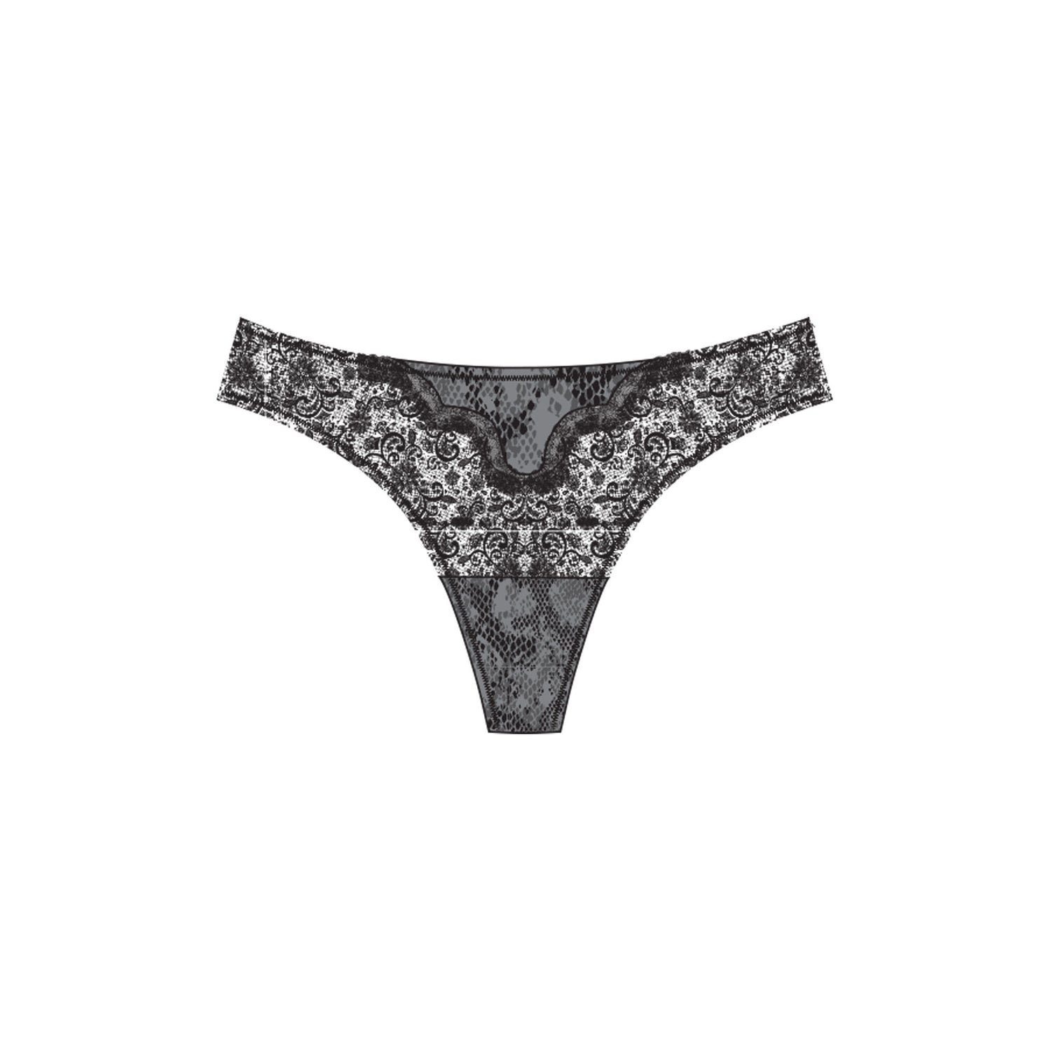 Walk - Thong με δαντέλα